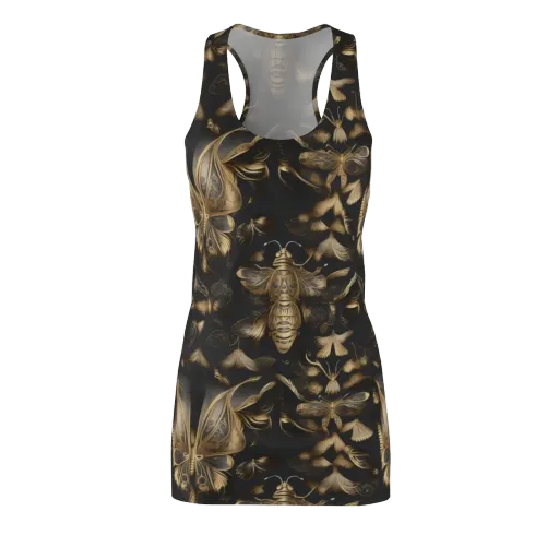 Nocturne Insects on a Racerback Dress