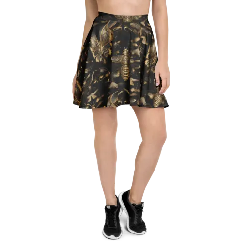 Nocturne Insects on a Skater Skirt