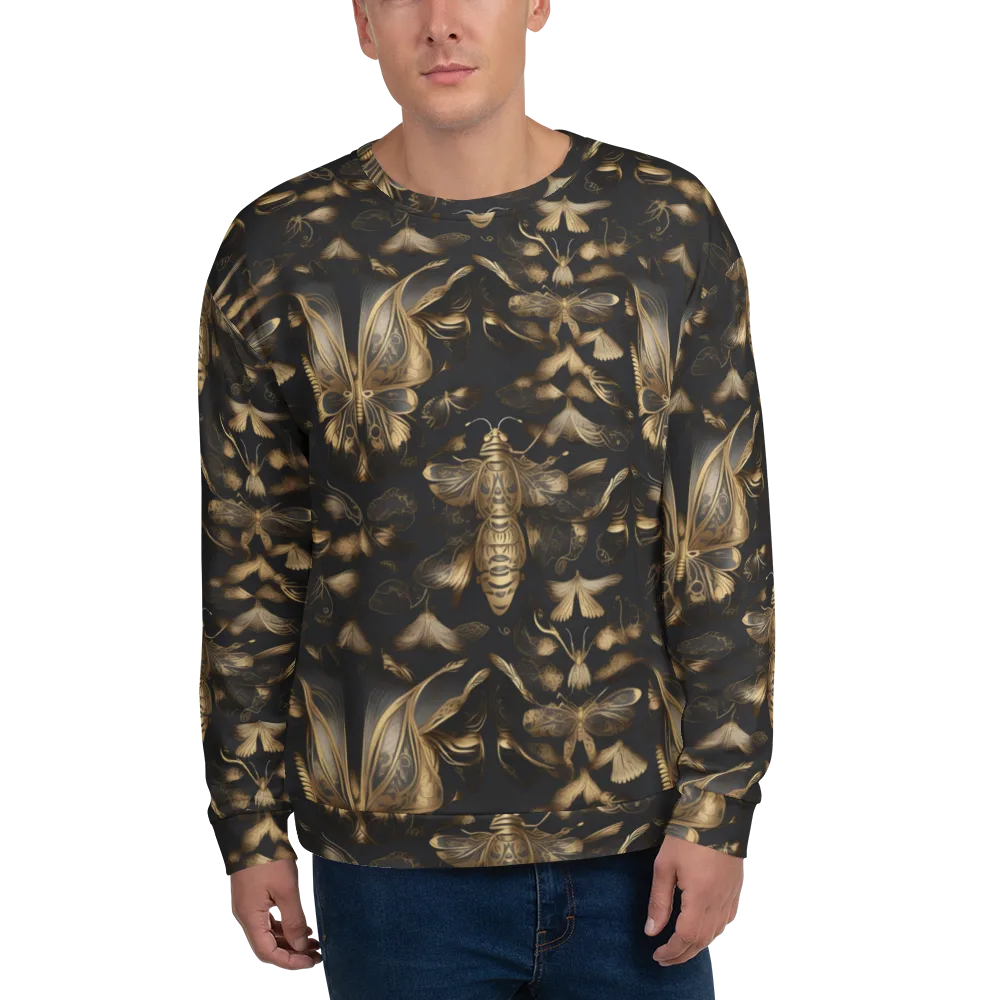 Nocturne Insects on Sweatshirt — Front