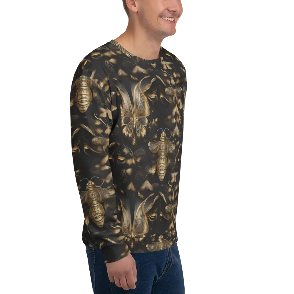 Nocturne Insects on Sweatshirt — Right Front