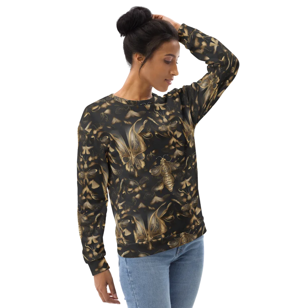 Nocturne Insects on Sweatshirt — Right Front