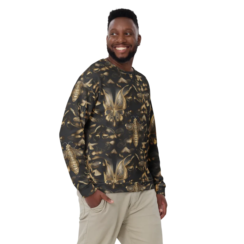 Nocturne Insects on Sweatshirt — Front