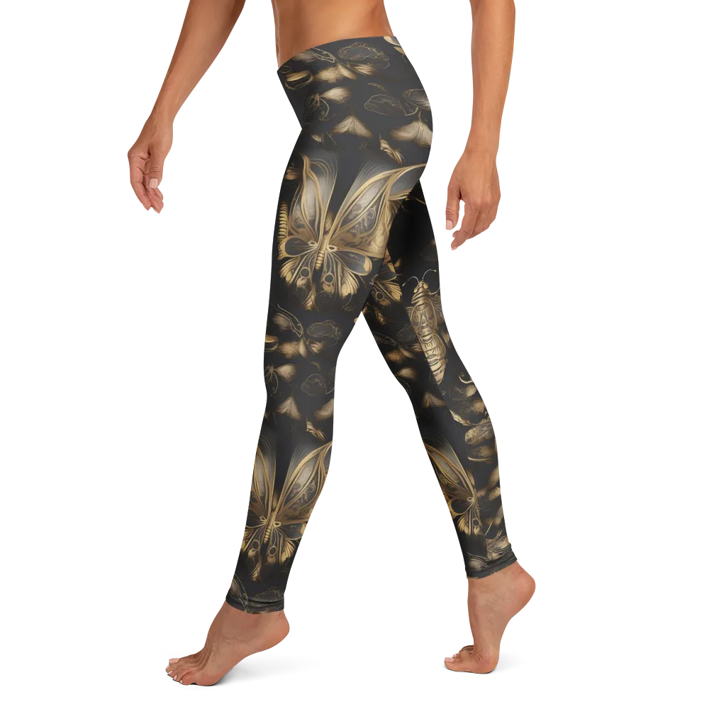 Nocturne Insects on Leggings — Left