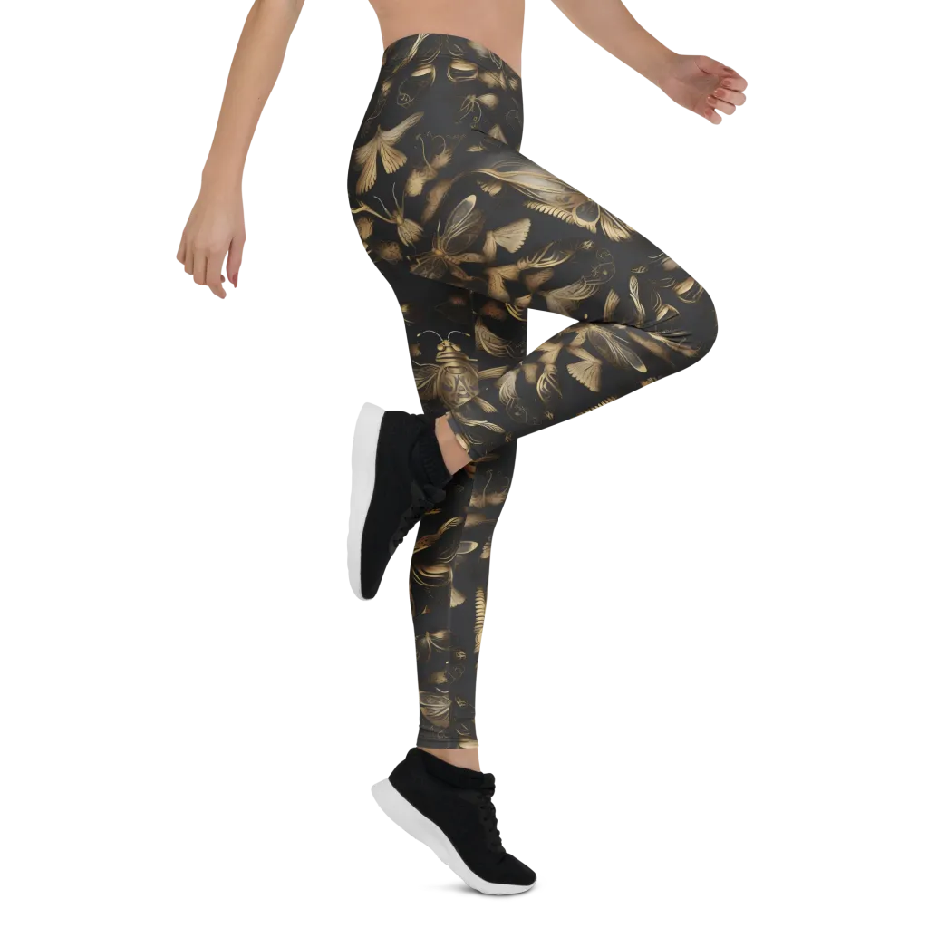 Nocturne Insects on Leggings — Right