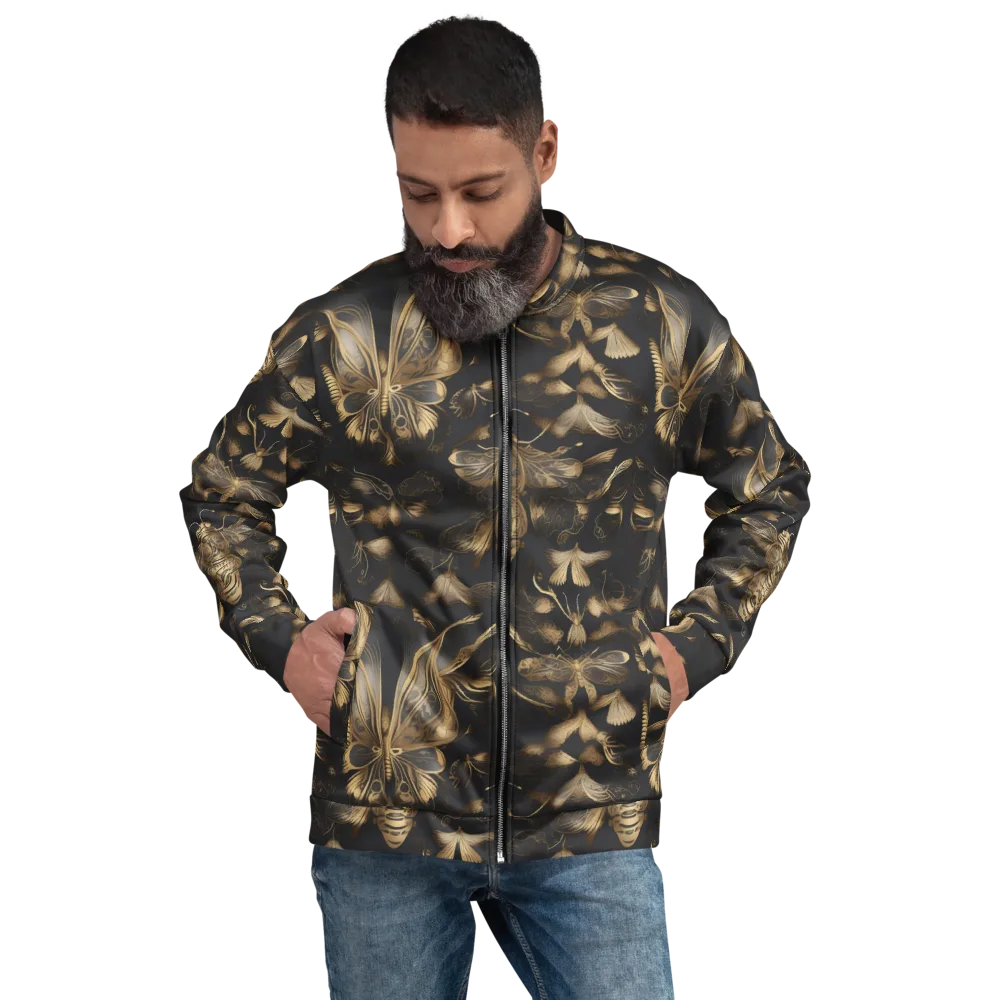 Nocturne Insects on Bomber Jacket — Front