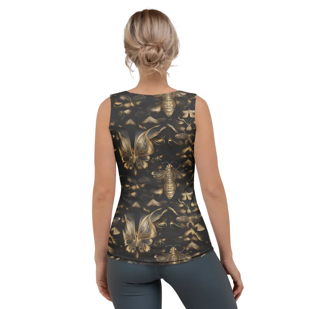Nocturne Insects on Women's Tank Top — Back