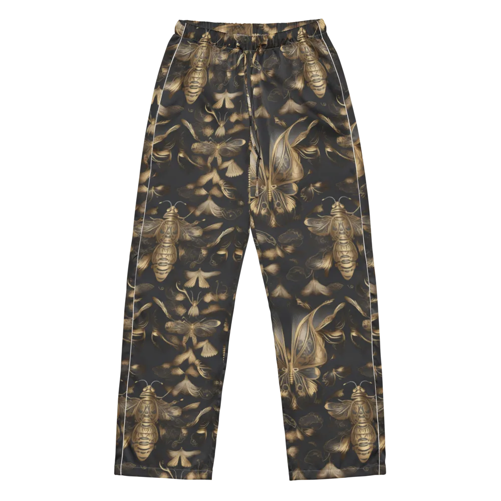 Nocturne Insects on Women's Pajama Pants — Front