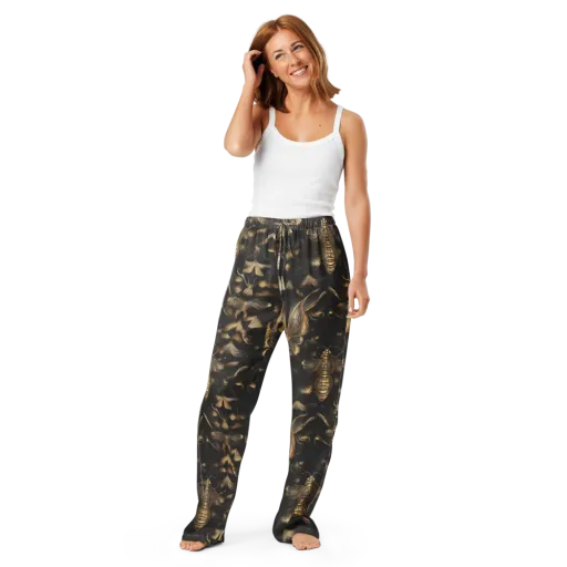Nocturne Insects on a Women's Pajama Pants