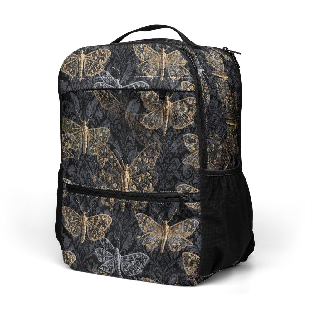 Gilded Nightwing on Utility Backpack — Left Front