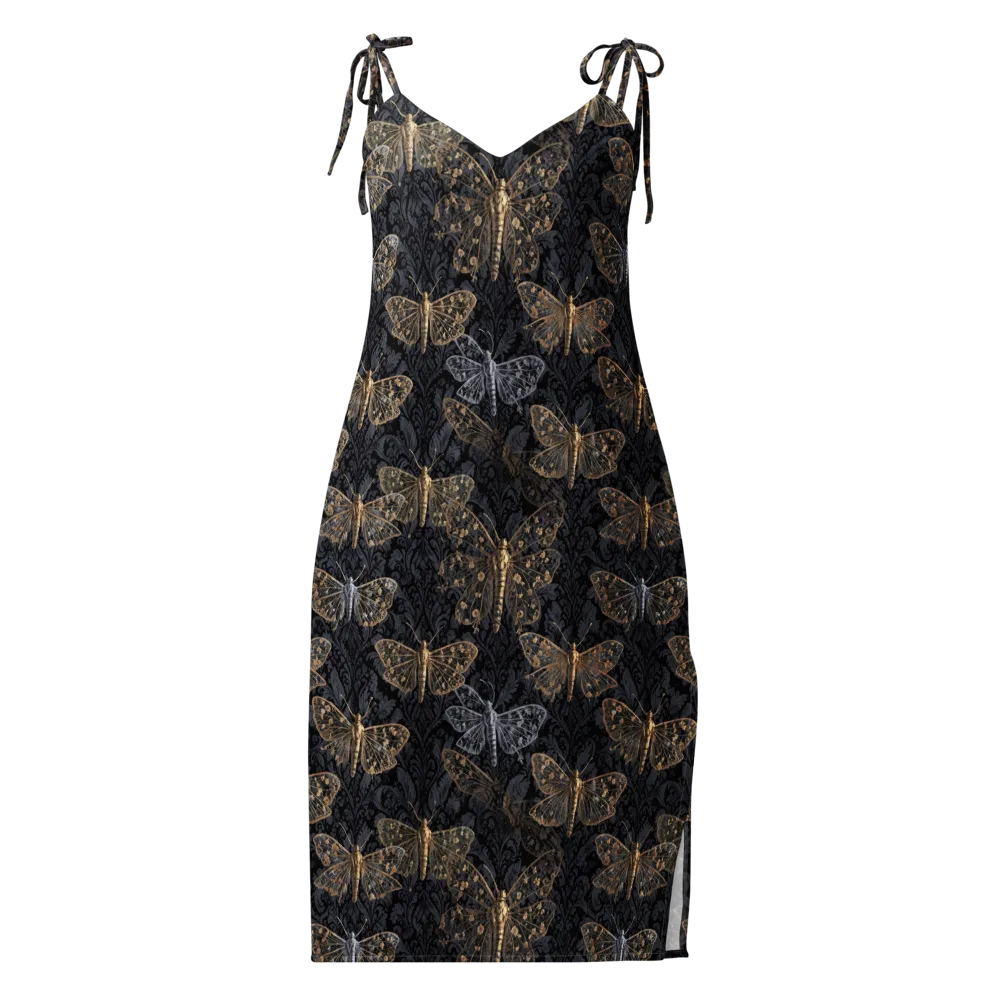 Gilded Nightwing on Slip Dress — Front
