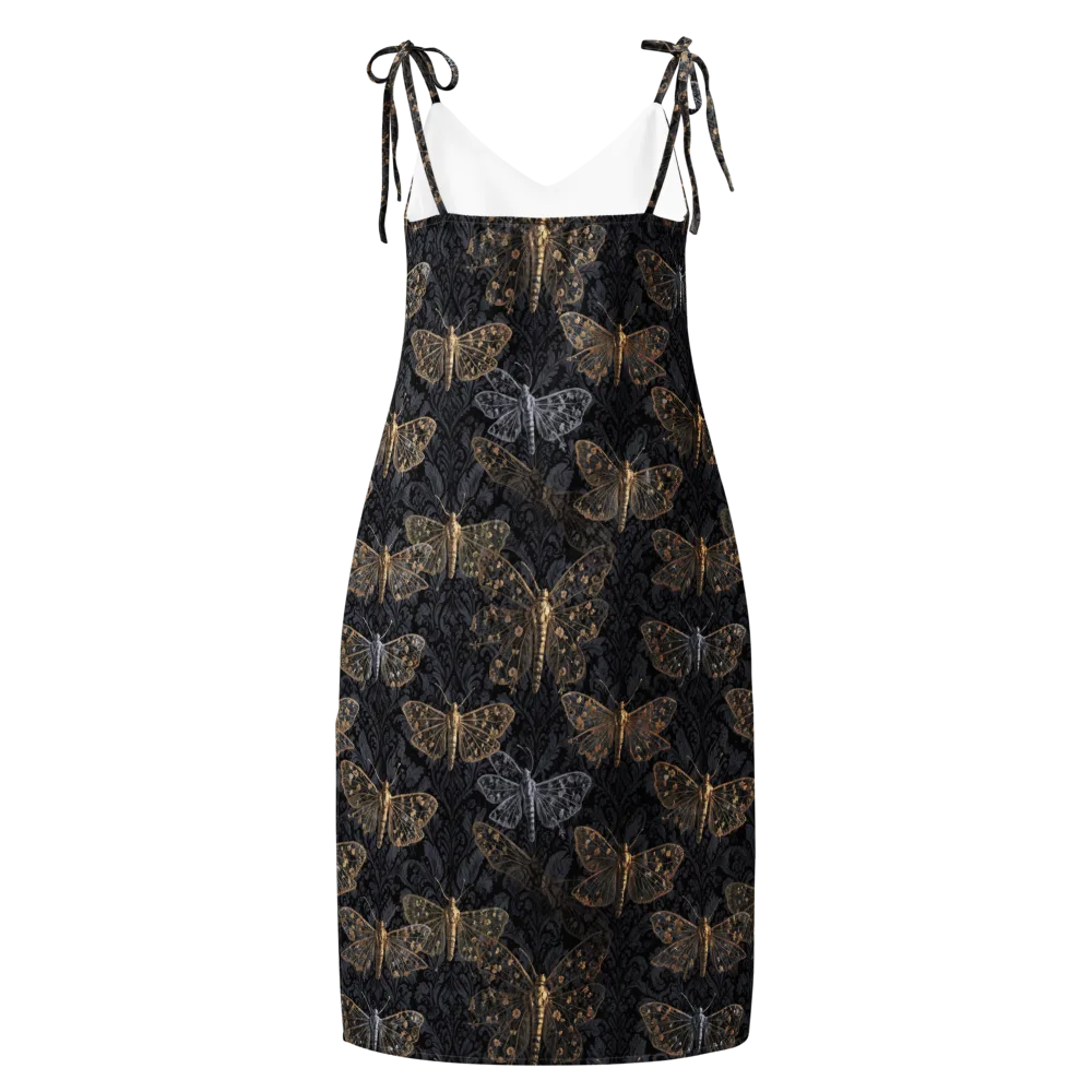 Gilded Nightwing on Slip Dress — Back