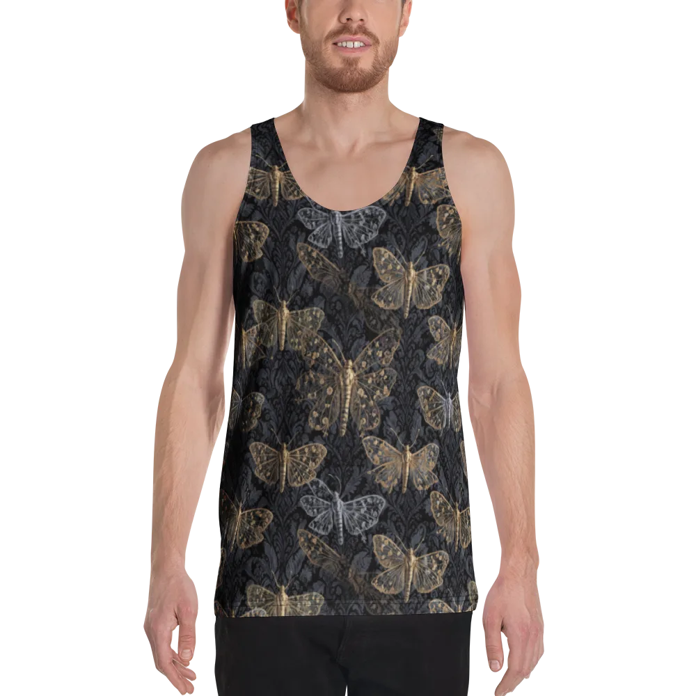 Gilded Nightwing on Men's Tank Top — Front