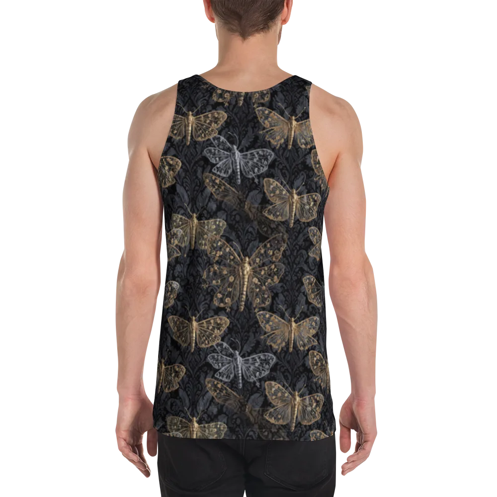 Gilded Nightwing on Men's Tank Top — Back