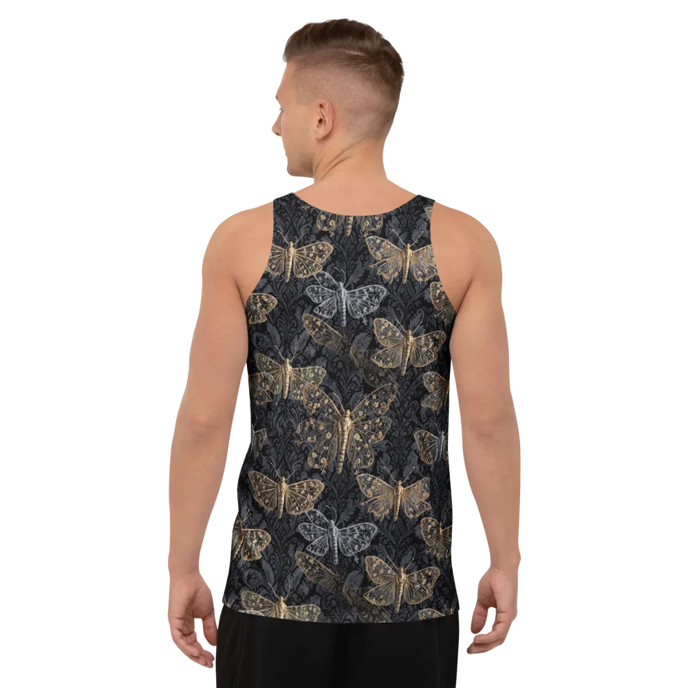 Gilded Nightwing on Men's Tank Top — Back
