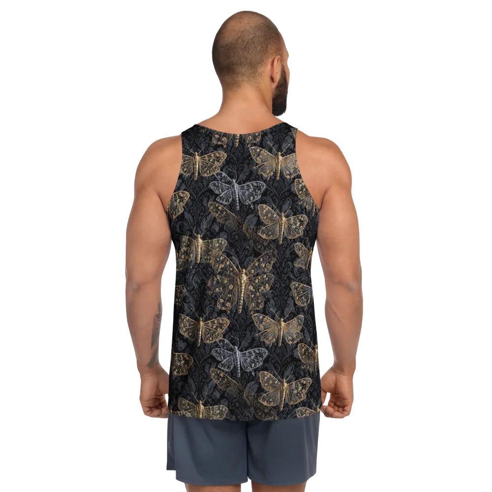 Gilded Nightwing on Men's Tank Top — Back