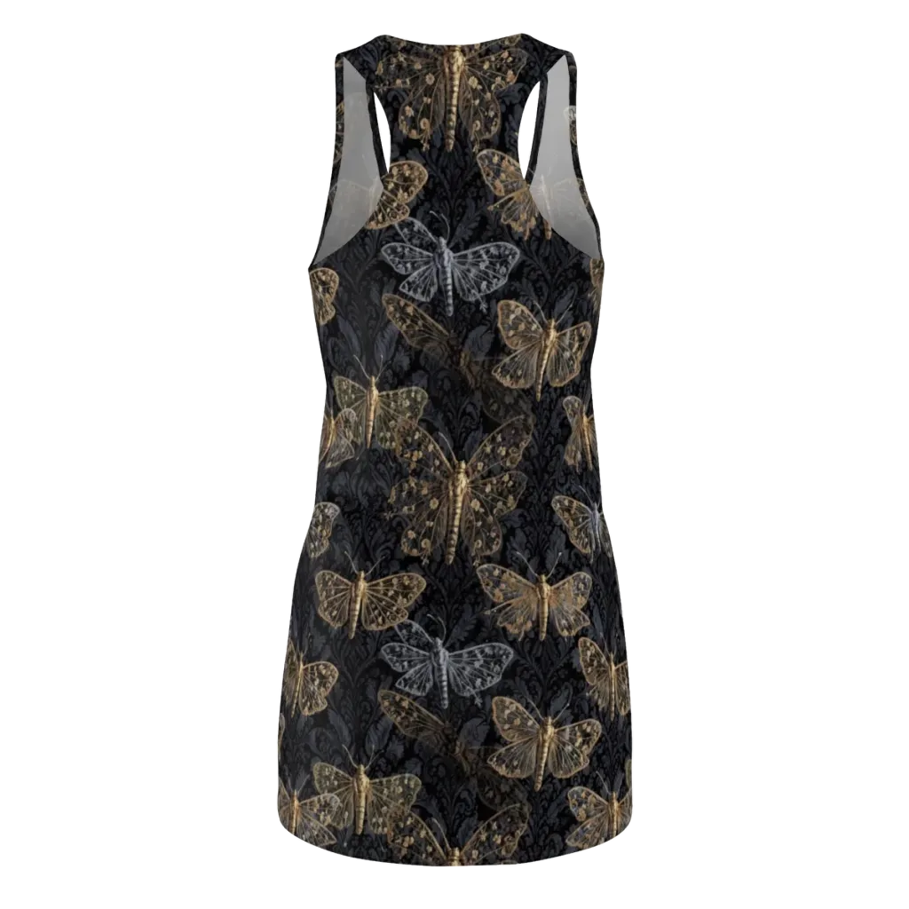 Gilded Nightwing on Racerback Dress — Back