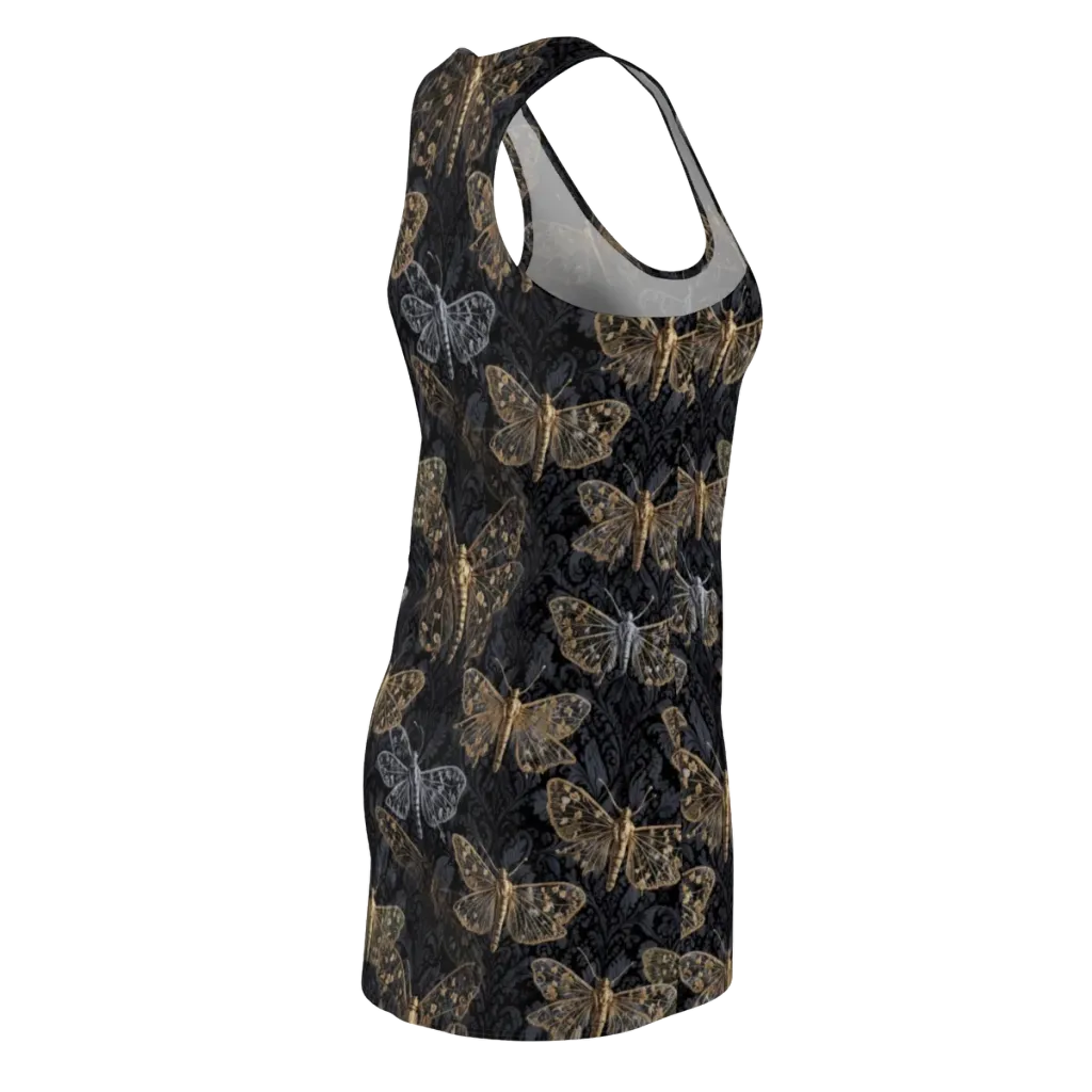 Gilded Nightwing on Racerback Dress — Back Side