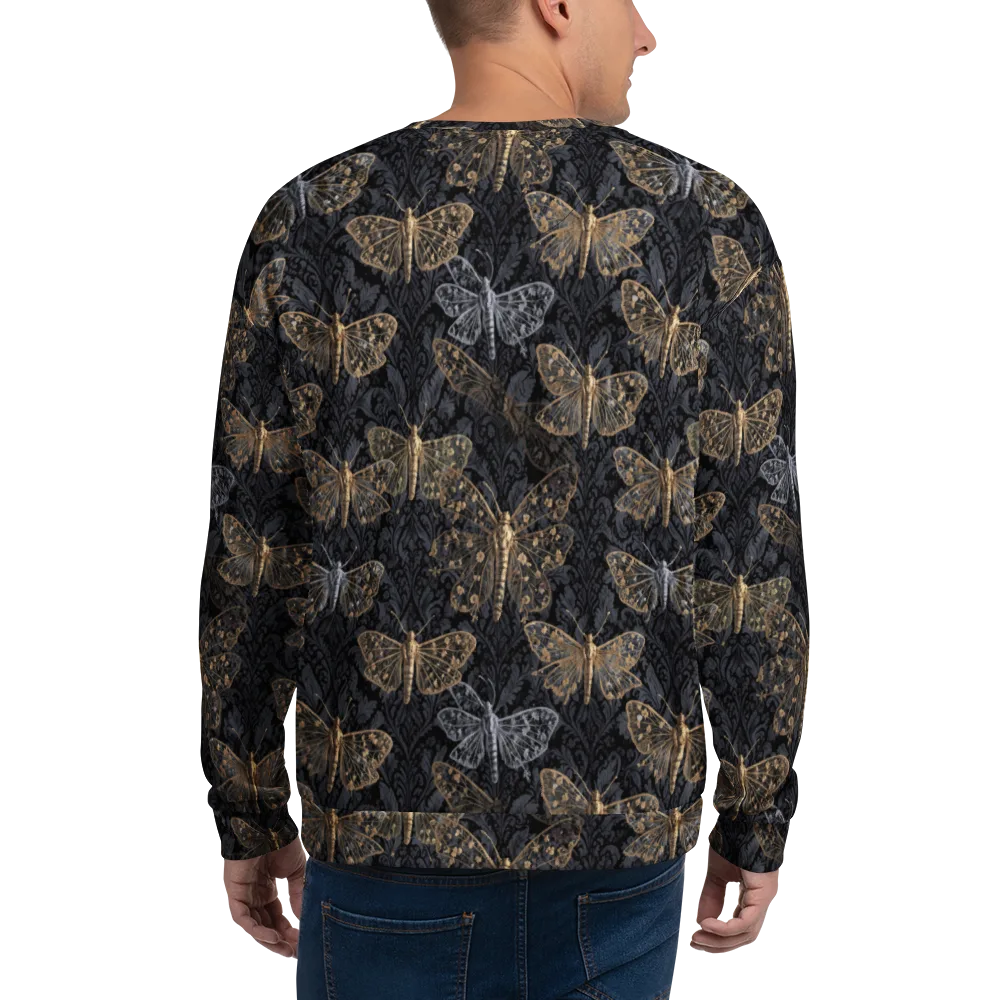 Gilded Nightwing on Sweatshirt — Back