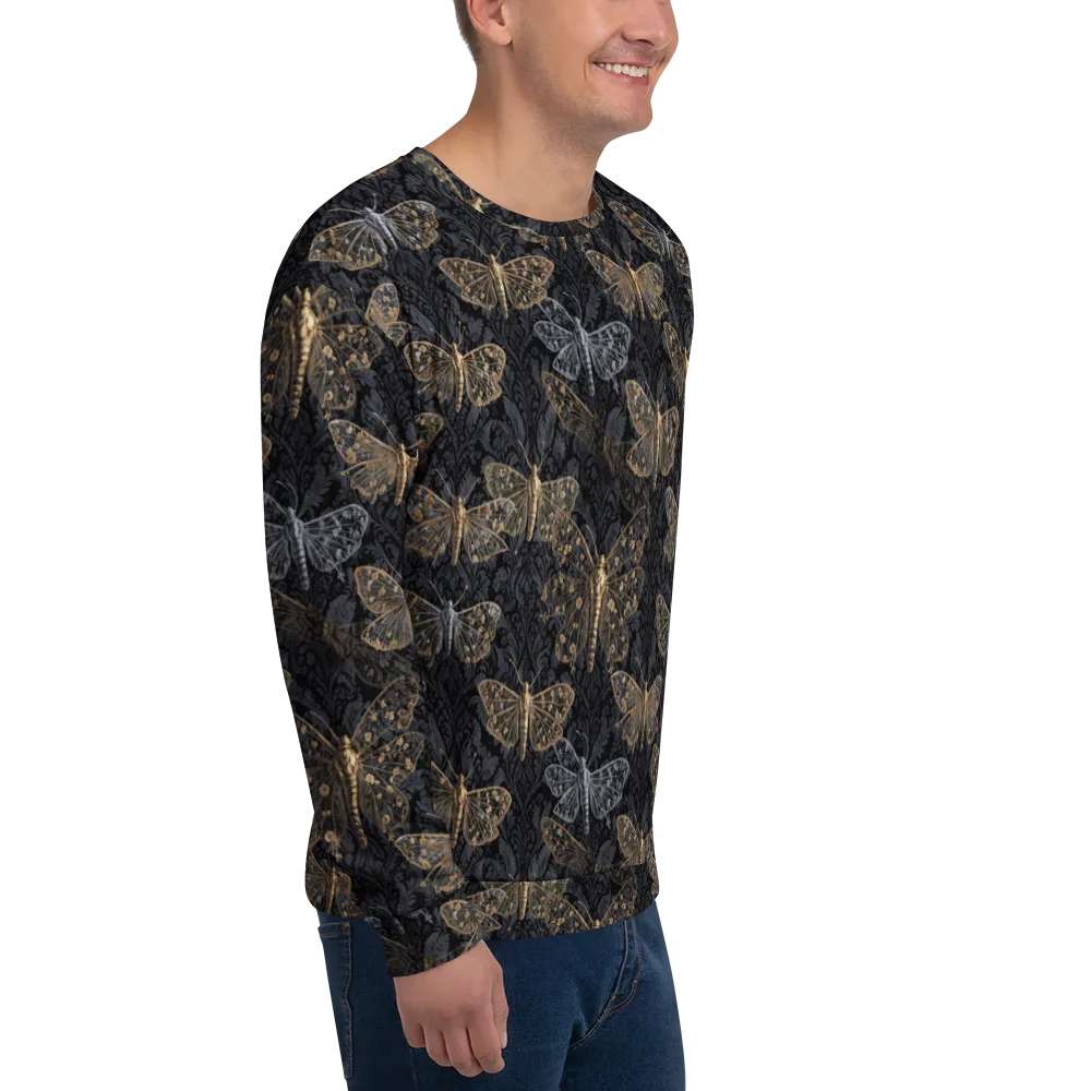 Gilded Nightwing on Sweatshirt — Right Front