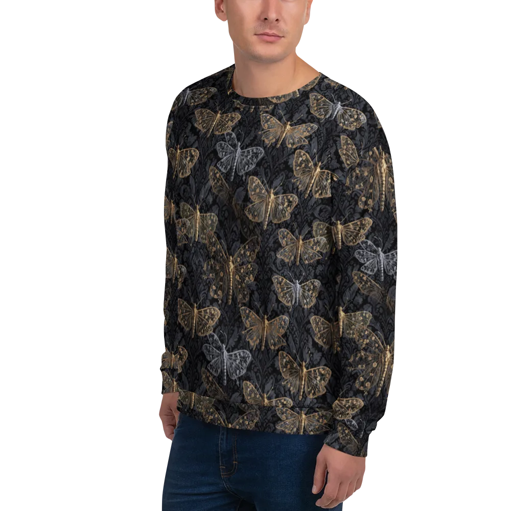 Gilded Nightwing on Sweatshirt — Left Front