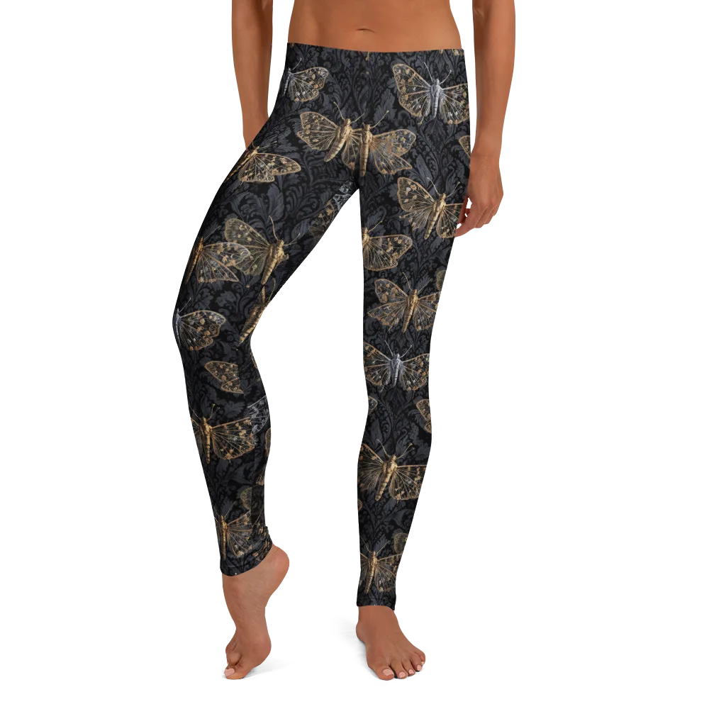 Gilded Nightwing on Leggings — Front
