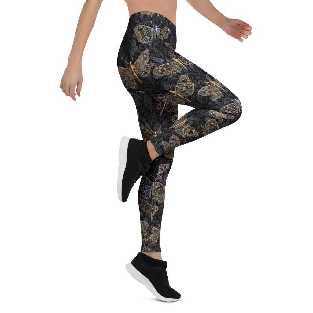 Gilded Nightwing on Leggings — Right
