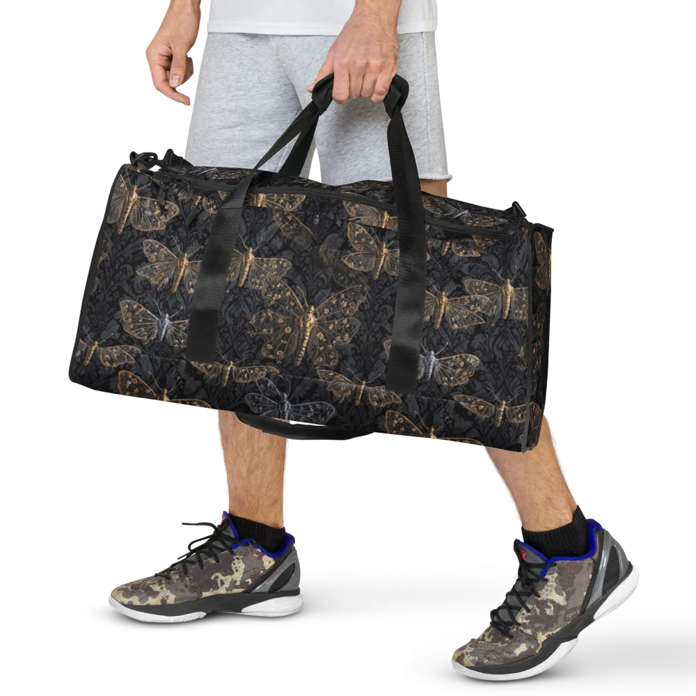 Gilded Nightwing on Duffle Bag — Front