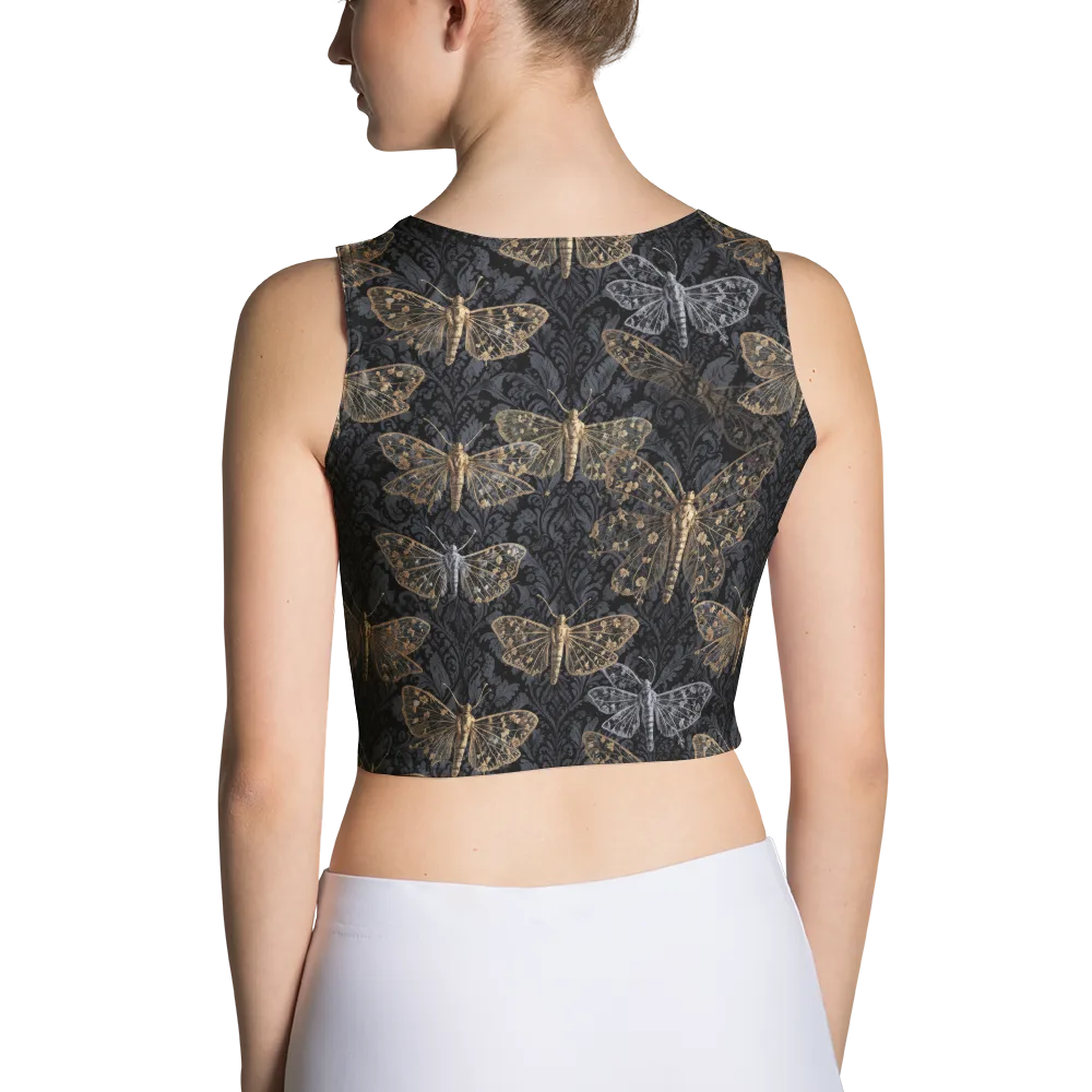 Gilded Nightwing on Crop Top — Back