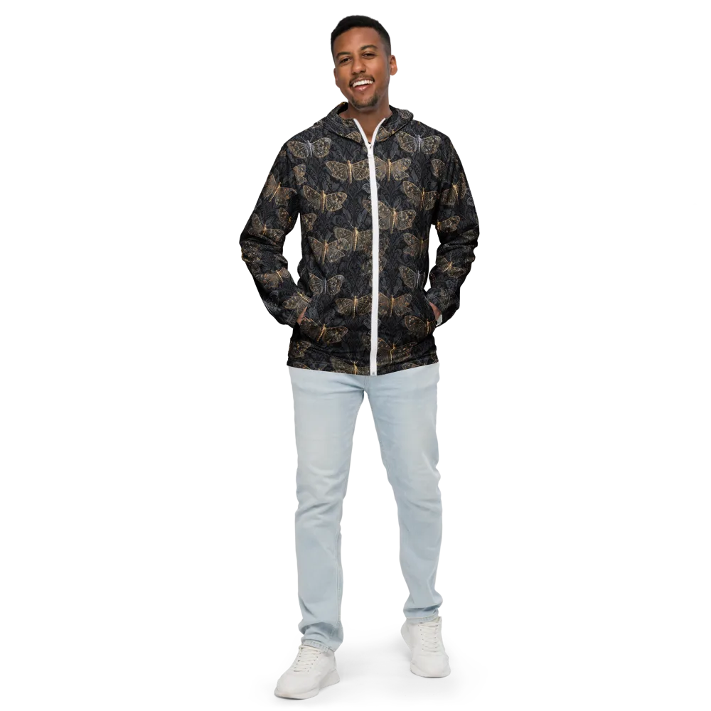 Gilded Nightwing on Men's Windbreaker — Front