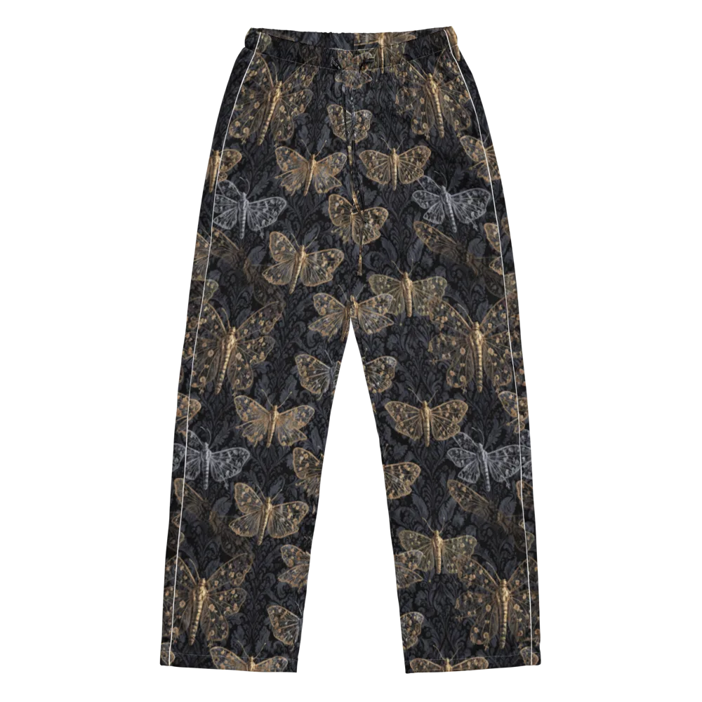 Gilded Nightwing on Women's Pajama Pants — Front