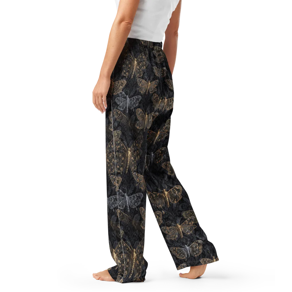 Gilded Nightwing on Women's Pajama Pants — Left