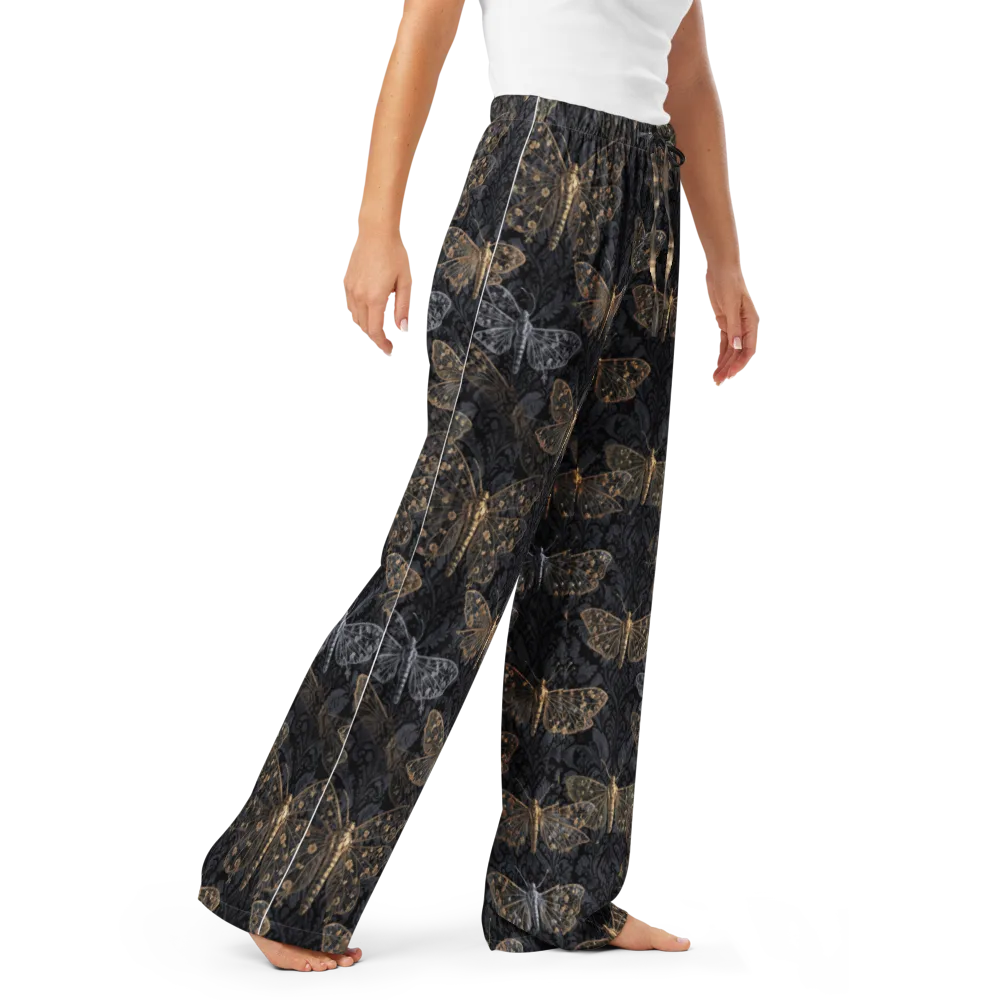 Gilded Nightwing on Women's Pajama Pants — Right Front
