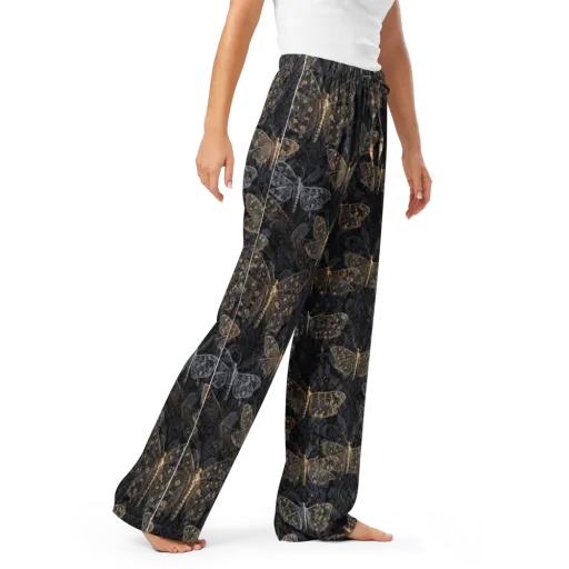 Gilded Nightwing on a Women's Pajama Pants