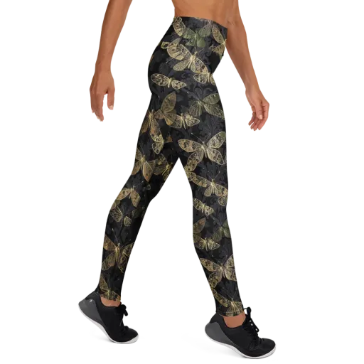 Midnight Mothery on a Yoga Leggings