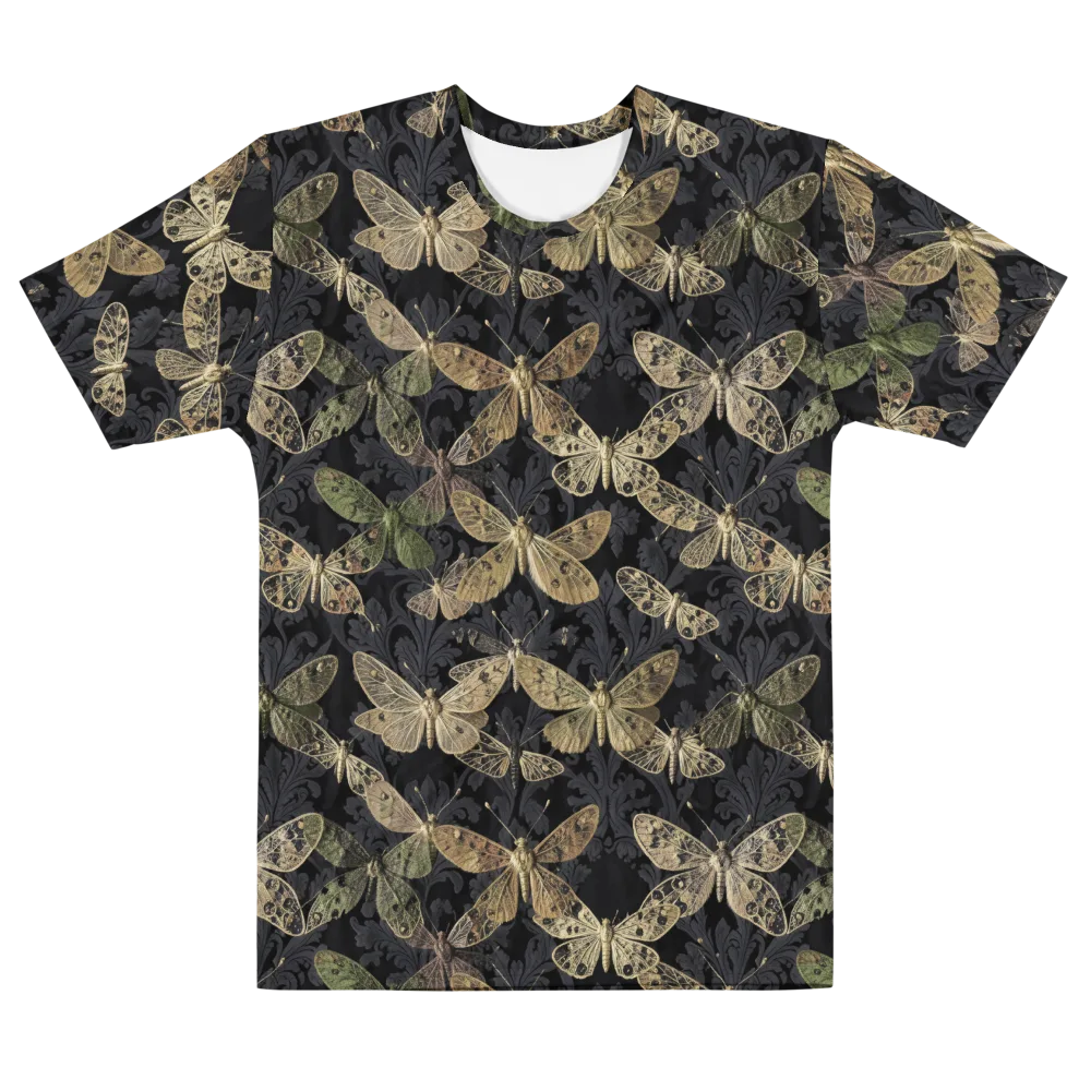 Midnight Mothery on Men's Cotton Crew Neck T-Shirt — Front