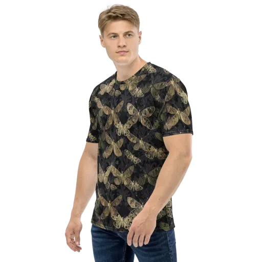 Midnight Mothery on a Men's Crew Neck T-Shirt