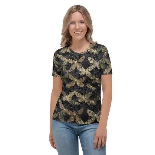 Midnight Mothery on a Women's Crew Neck T-Shirt