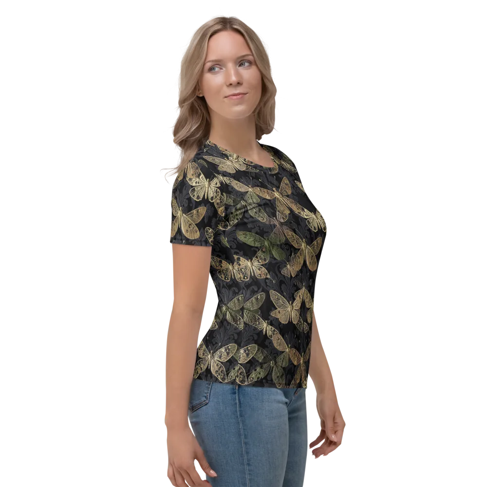 Midnight Mothery on Women's Crew Neck T-Shirt — Right