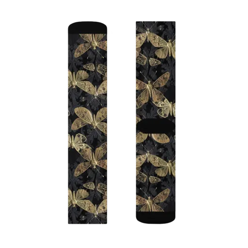 Midnight Mothery on a Socks