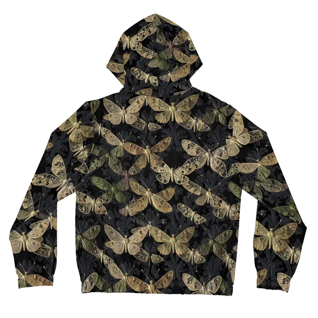 Midnight Mothery on Women's Full-Zip Hoodie — Back