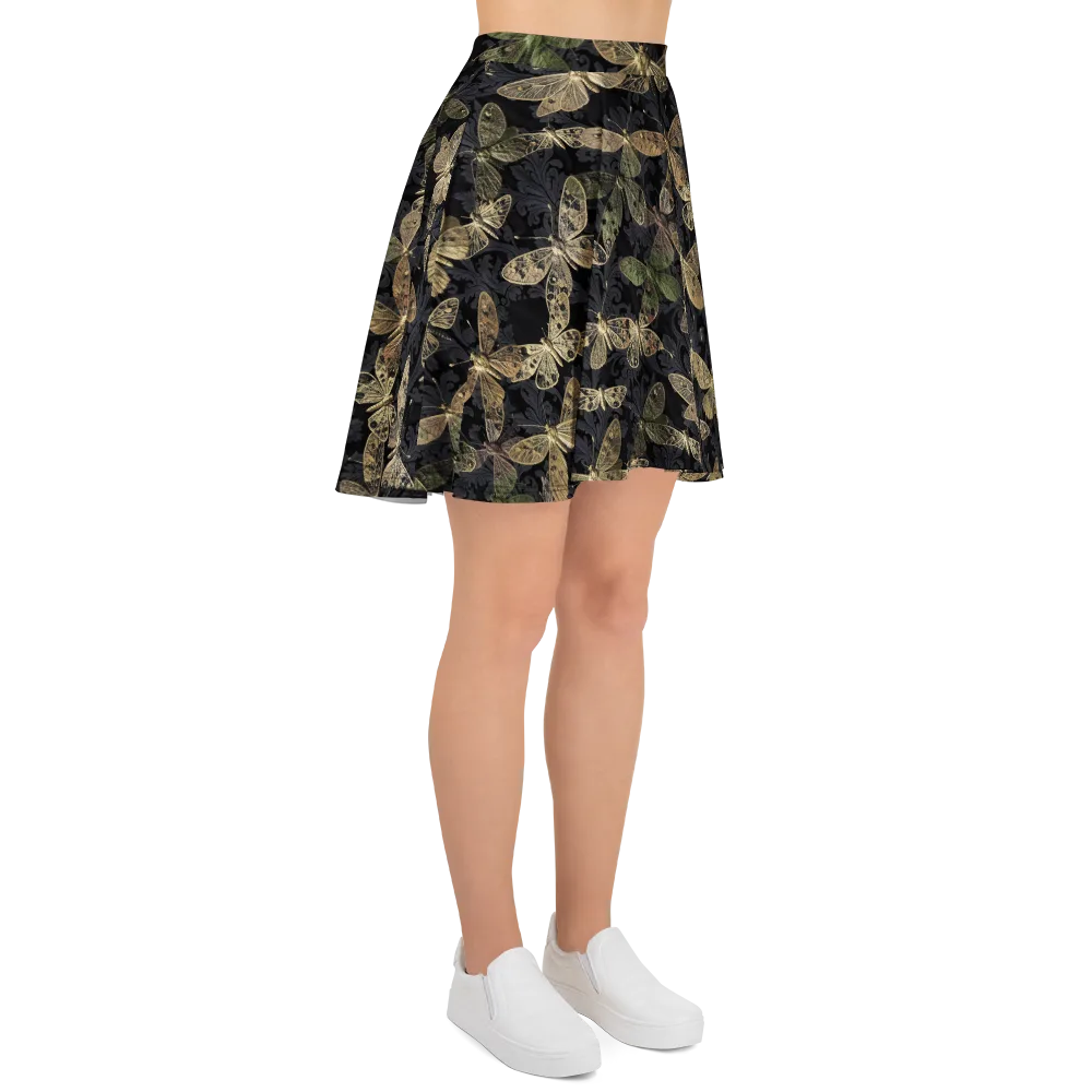 Midnight Mothery on Skater Skirt — Right