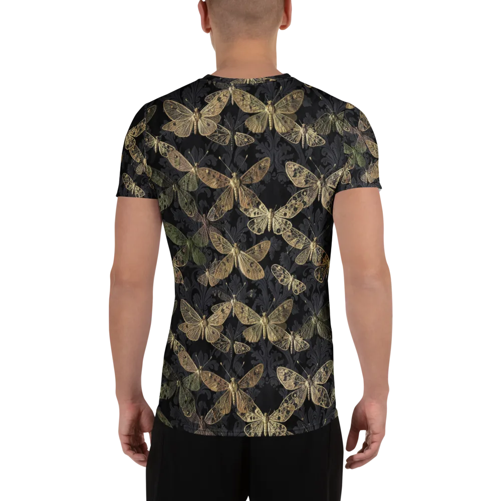 Midnight Mothery on Men's Athletic T-Shirt — Back