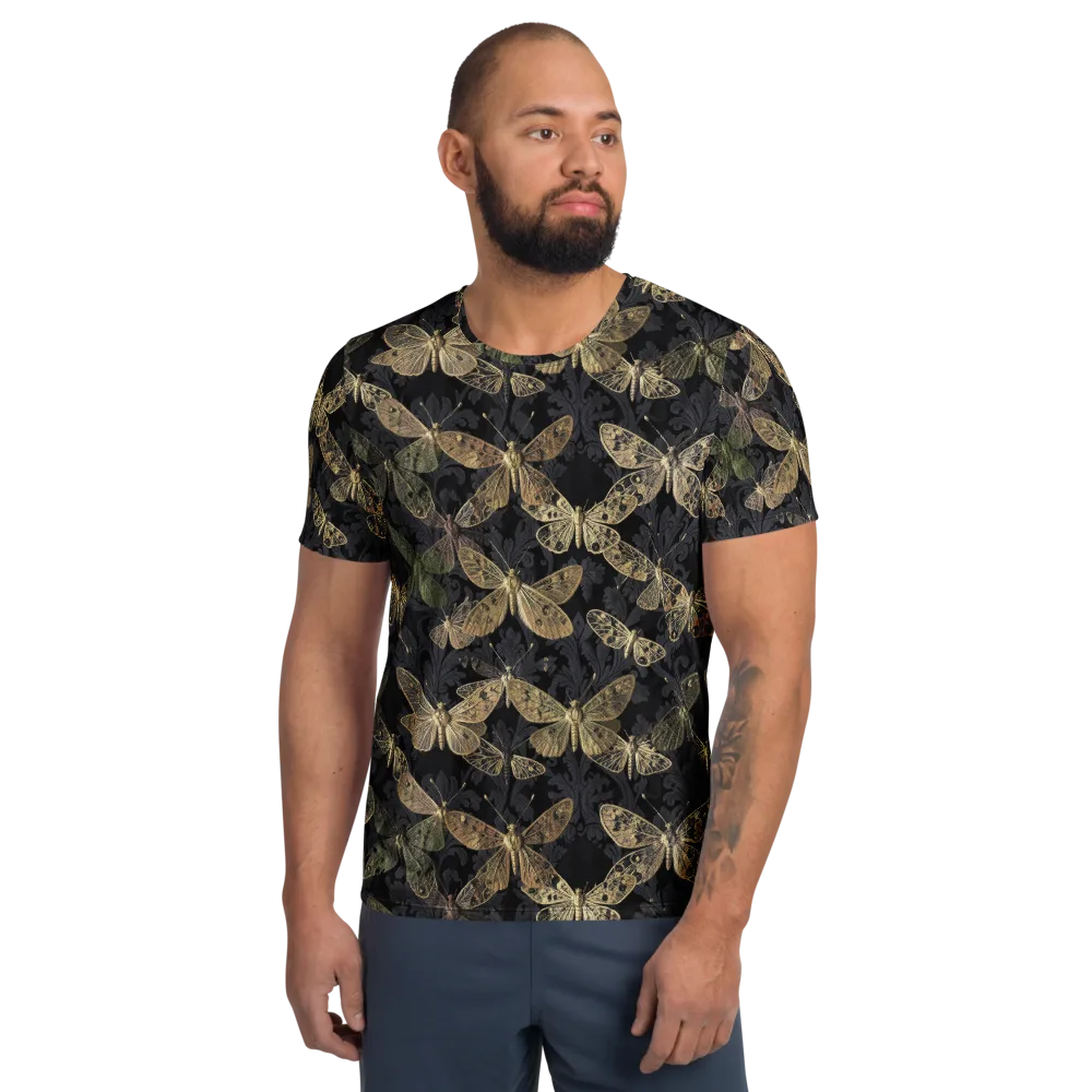 Midnight Mothery on Men's Athletic T-Shirt — Front