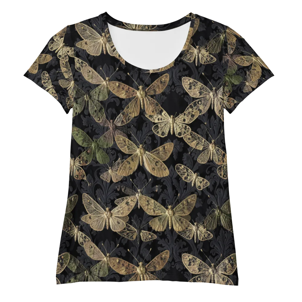 Midnight Mothery on Women's Athletic T-Shirt — Front