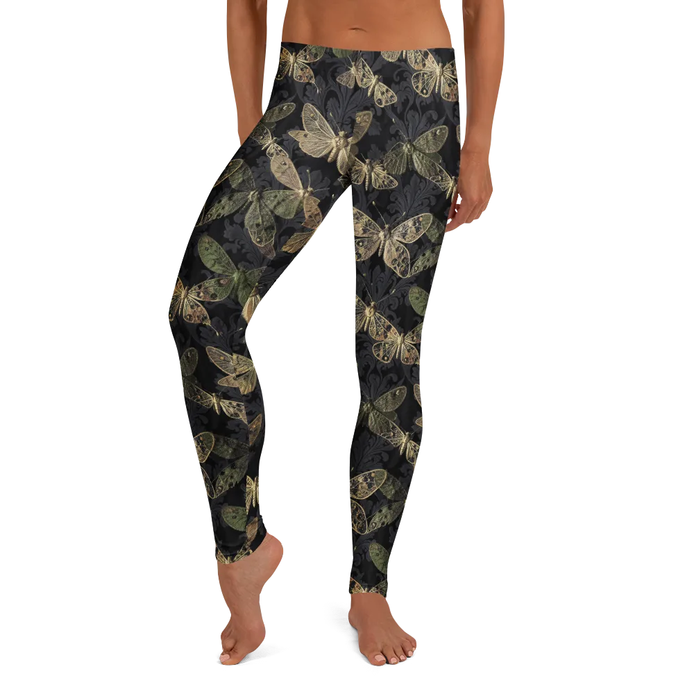 Midnight Mothery on Leggings — Front