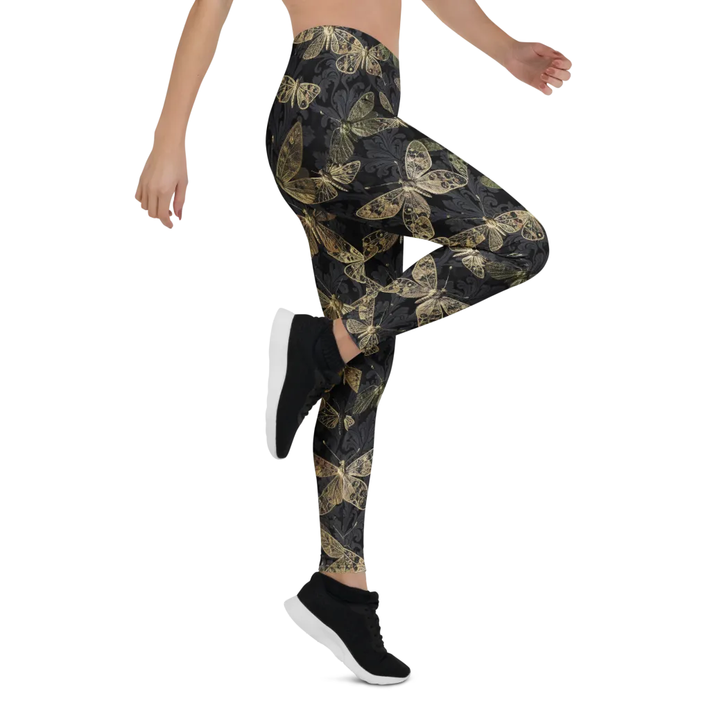 Midnight Mothery on Leggings — Right