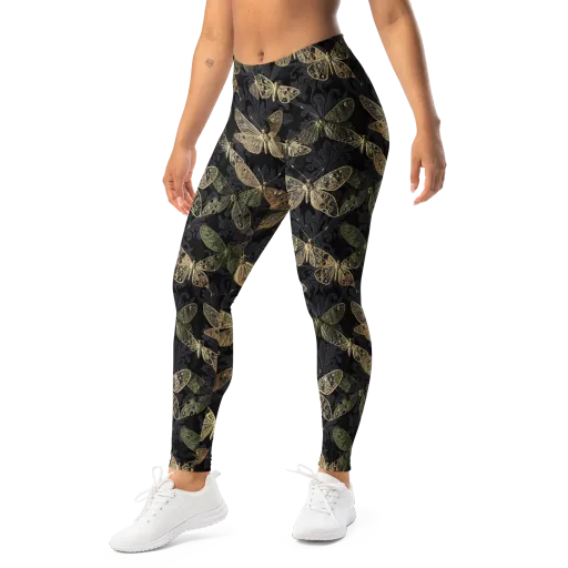 Midnight Mothery on a Leggings