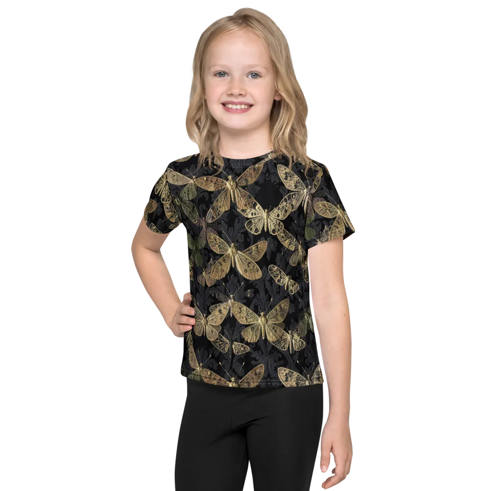 Midnight Mothery on Kids Crew Neck T-Shirt — Front
