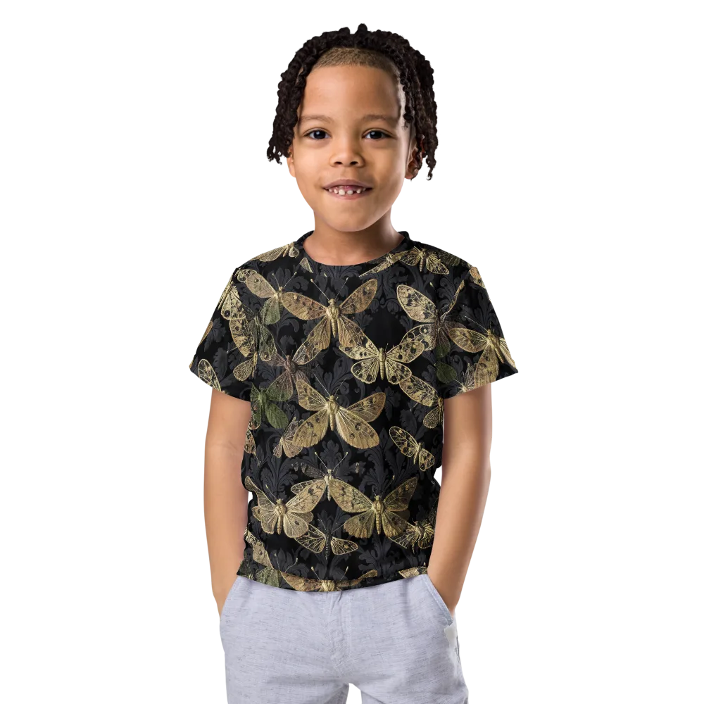 Midnight Mothery on Kids Crew Neck T-Shirt — Front