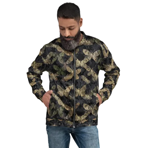 Midnight Mothery on a Bomber Jacket